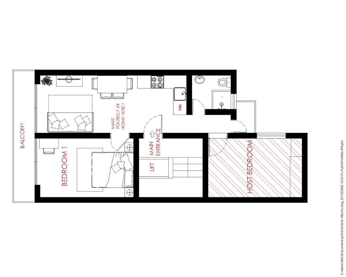 F8 1 Seaview Room, Living And Bathroom Shared , Stjulians Saint Julian's Exteriér fotografie